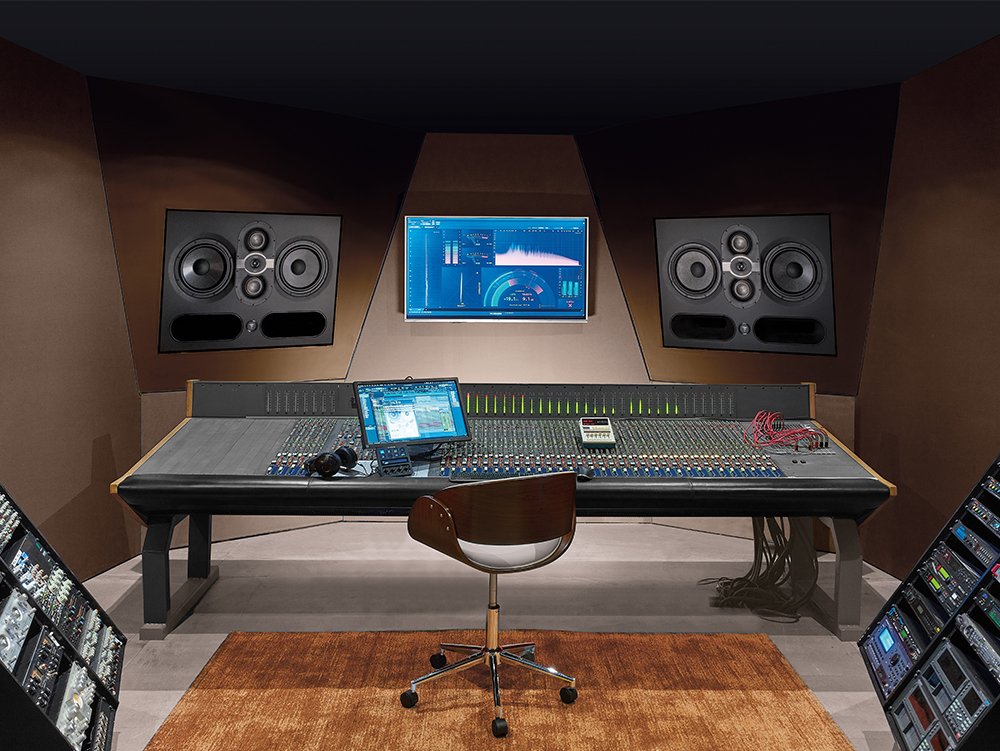 Studio monitors setup